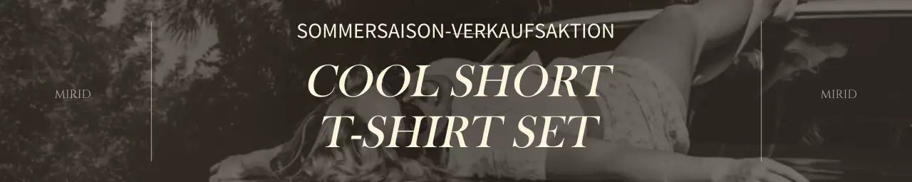 Ein einfaches Verkaufskonzept in Braun und Hellgelb