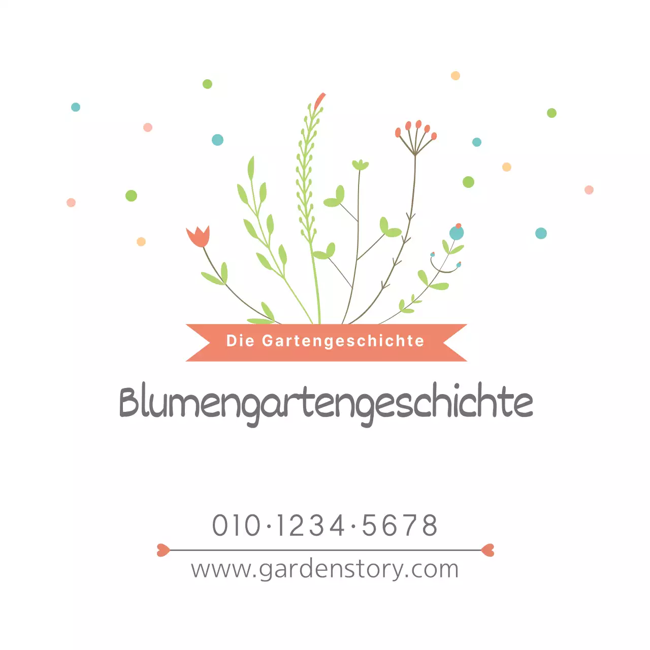 Blumengarten-Geschichte