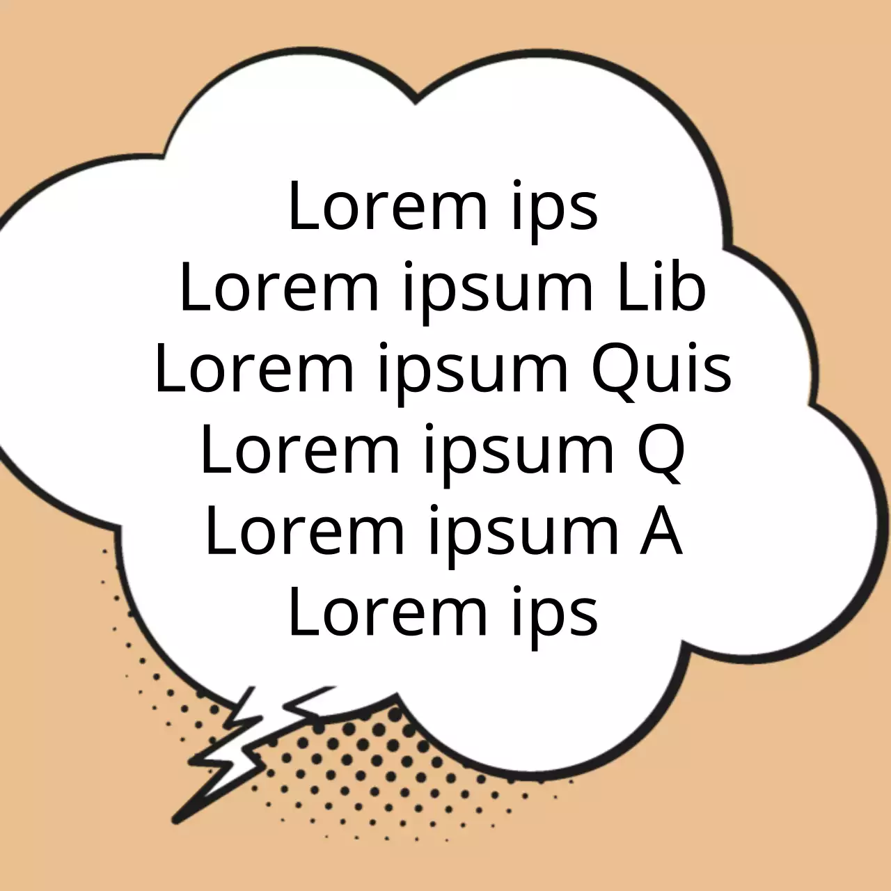 Hellbraun und weiß Cartoon-Illustration Konzept Vielen Dank für die Lieferung Nachricht