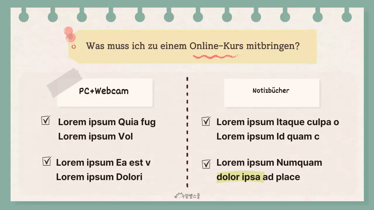 Online-Klassenzimmer-Etikette mit dem Konzept des gelben Zettels