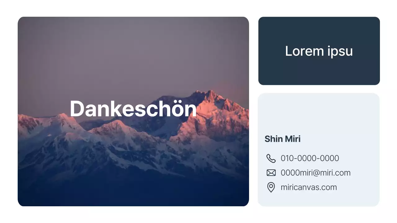 Werbung für ein minimalistisches Unternehmen in Weiß und Marineblau