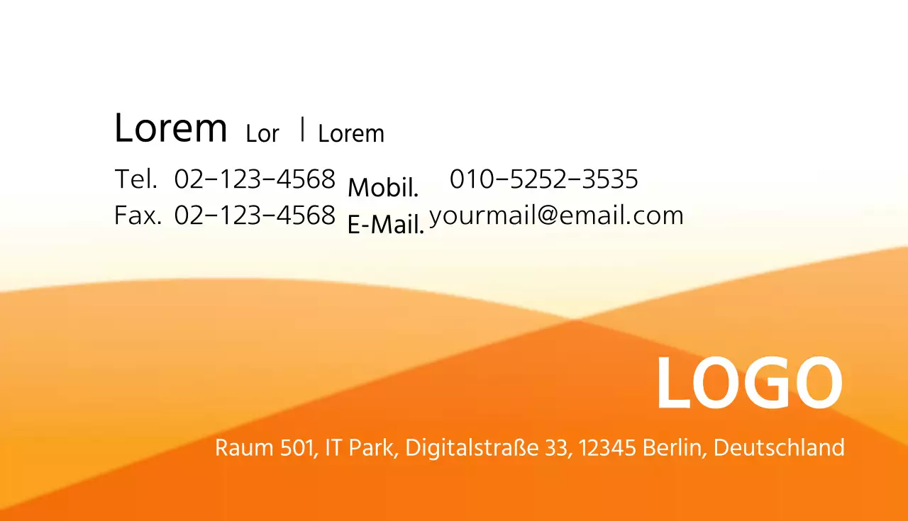 Orangefarbenes Eigentum