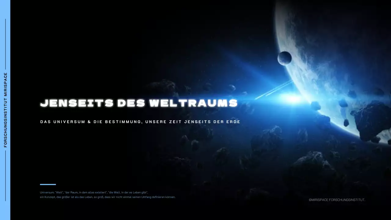 Weltraumthema mit Weltraumfotos auf schwarzem Hintergrund