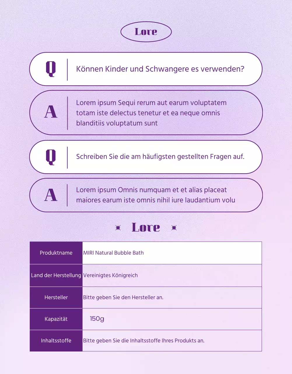 Verkaufe lila, spacige, geometrische Badebomben