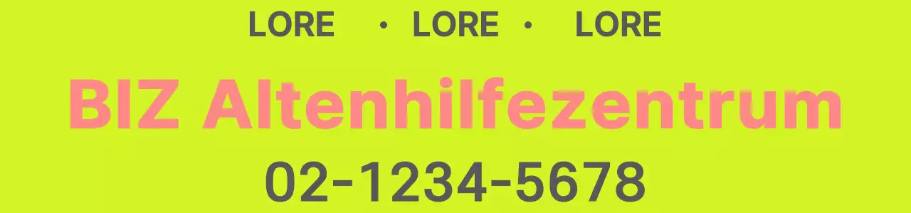 Für Mitarbeiter von Zentren mit dem blau-rosa Symbol für Wohlfühlzentren