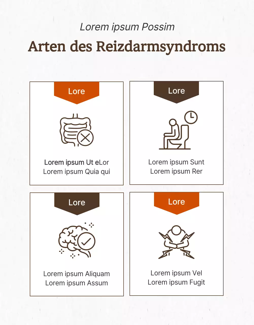 Braun gefärbte orientalische Klinik Behandlung für IBS im Detail