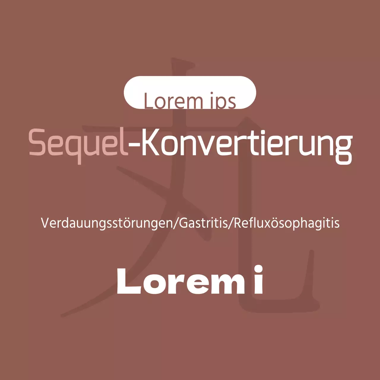 Sequel-Konvertierung