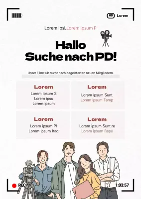 FilmemachenFilmclubsRekrutierungDesign