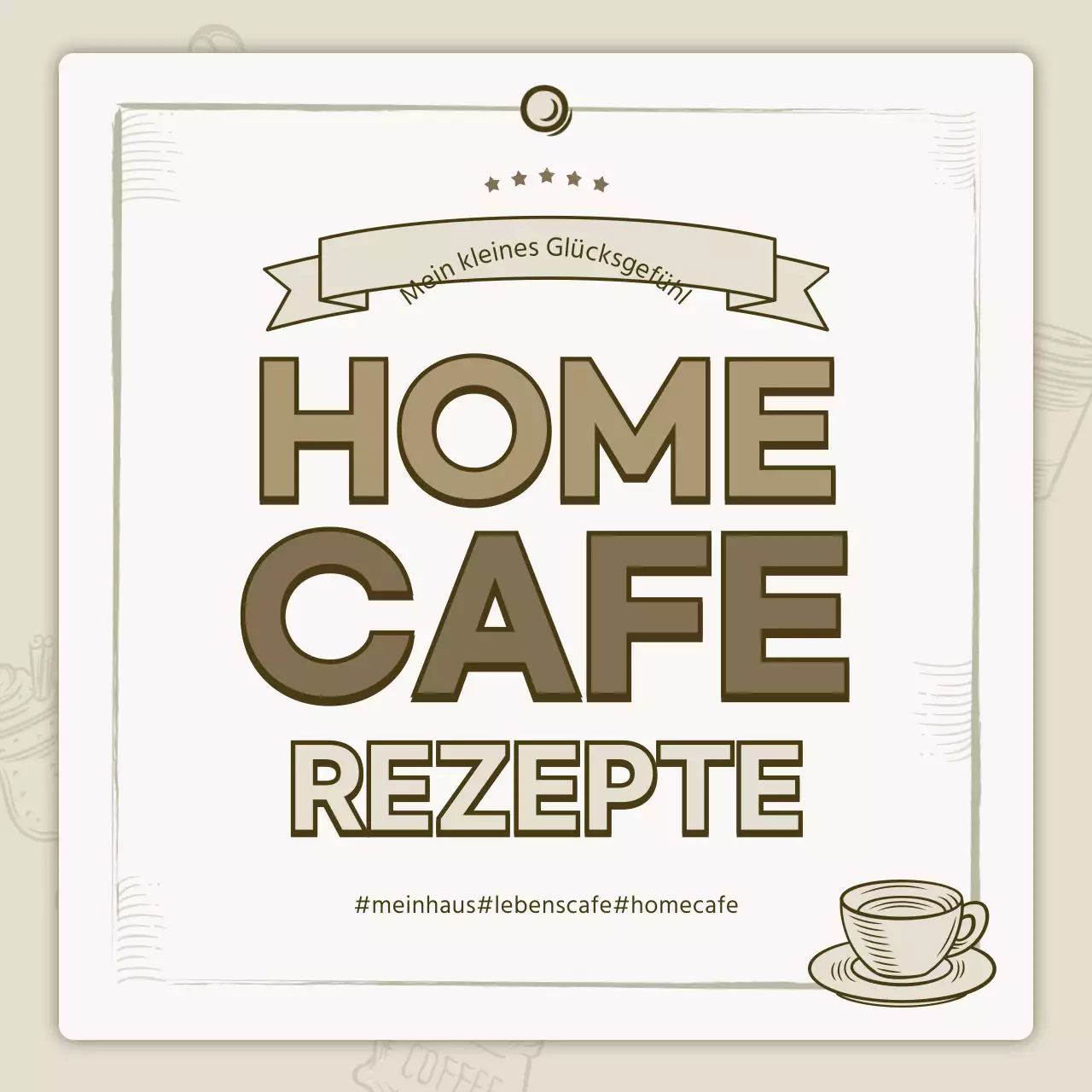 Rezepte für Hauscafés