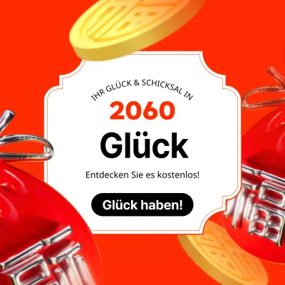 Neujahrshoroskope mit Schwerpunkt auf roten Taschen