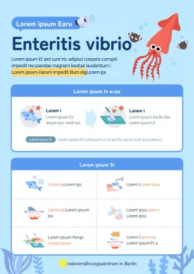 Blue's Natural Enteritis Vibrio Lebensmittelvergiftungs-Alarmführer