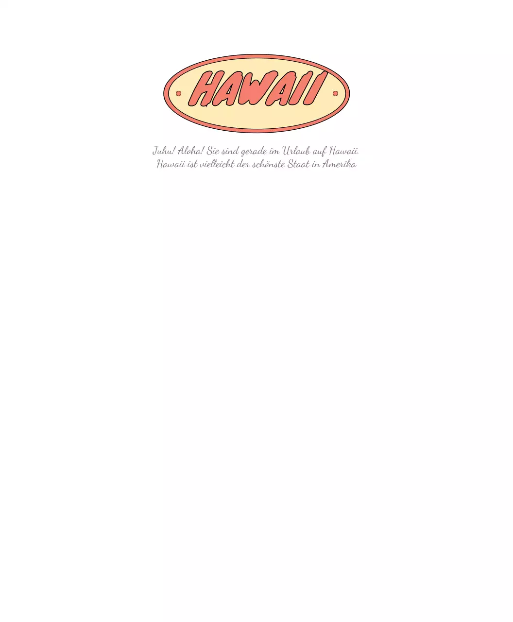 Sommer hawaiianischen floralen Illustration