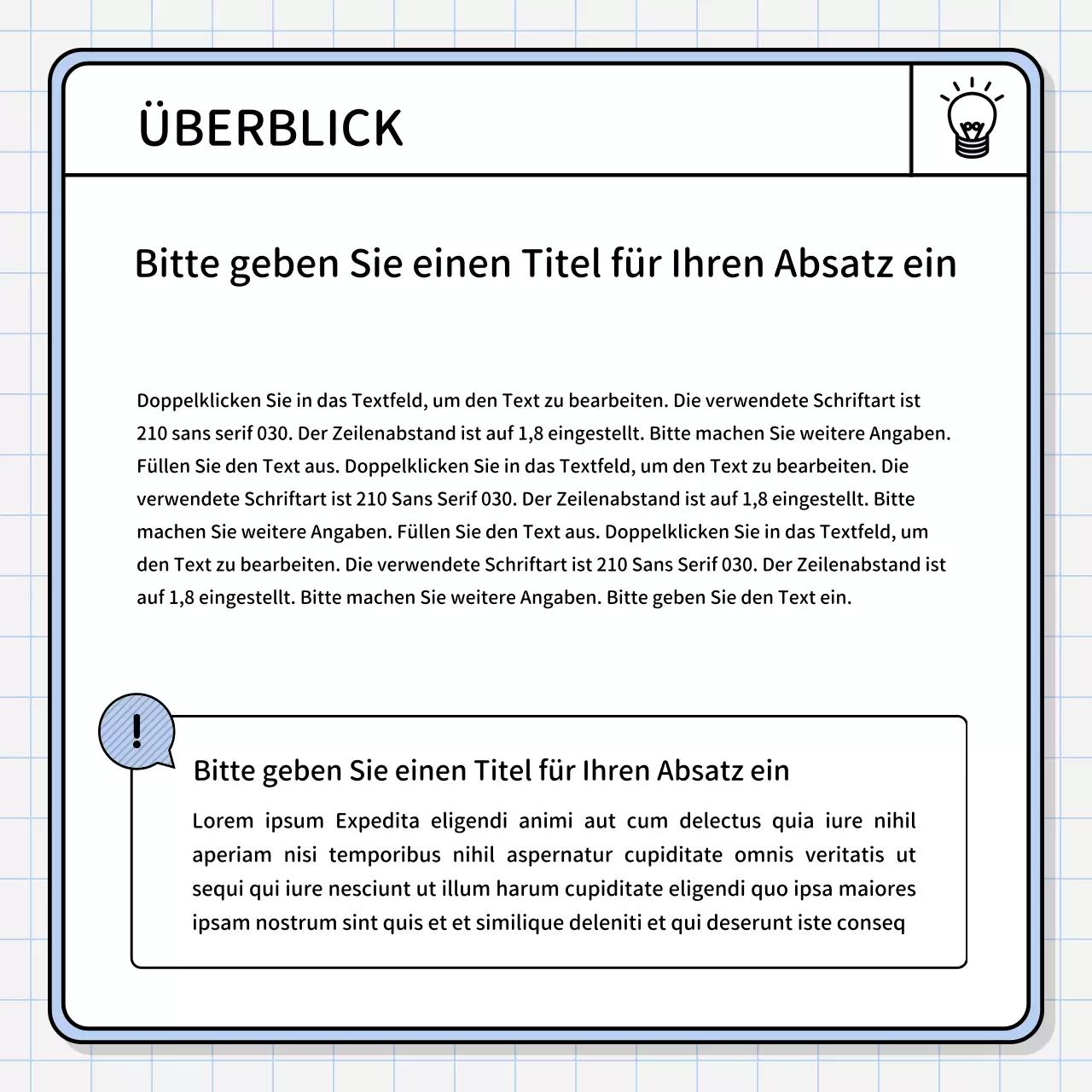 Basis-Präsentationsset in Gelb und Chartreuse