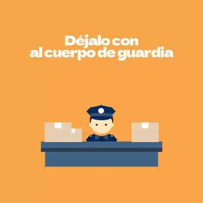 Déjelo en manos de la seguridad