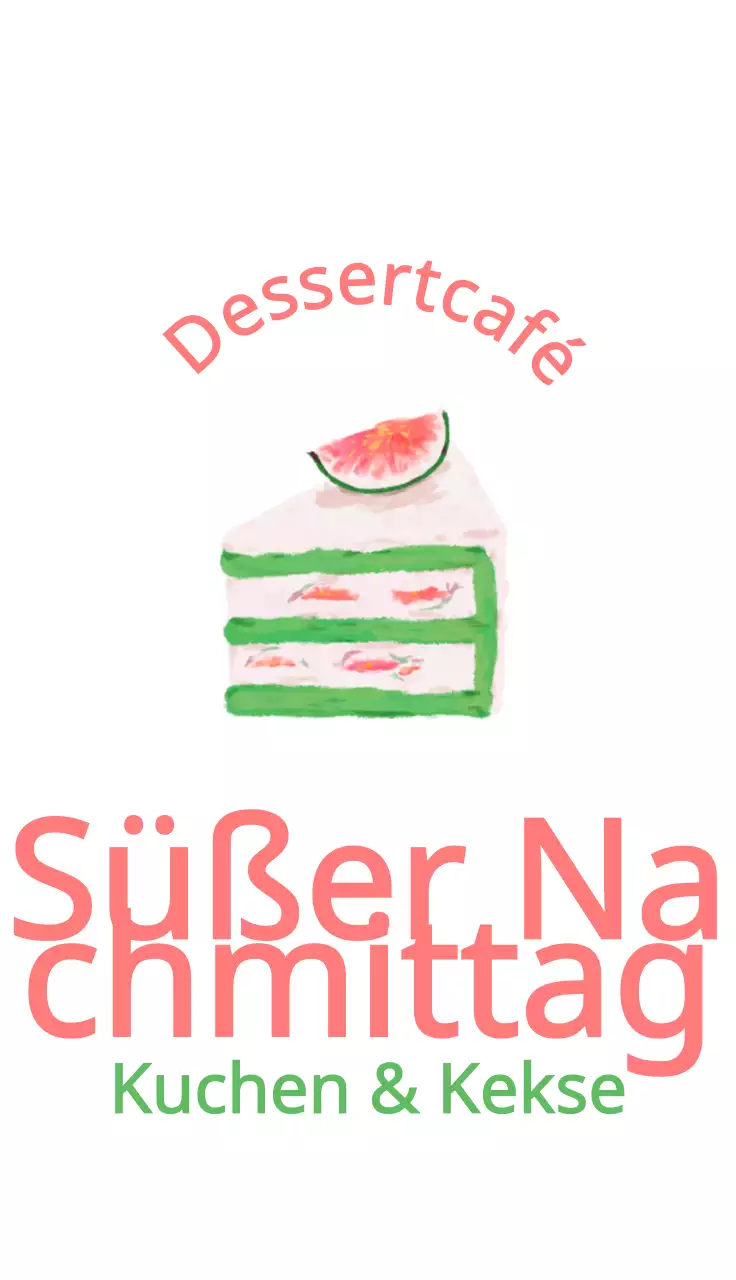 Tortenladen-Design mit pastellfarbenen Ölgemälde-Illustrationen von gemütlichen Torten