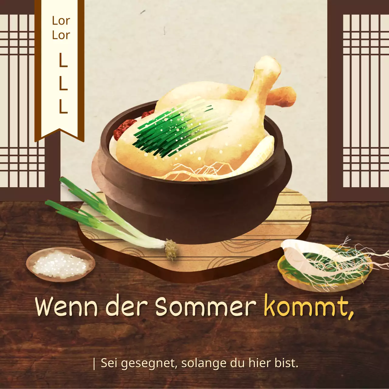 Über das traditionelle dreiteilige Outfit in Braun und Beige
