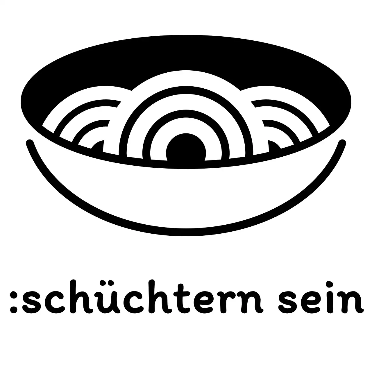 Einfache schwarze und weiße Lebensmittel-Symbol und Text Kombination Logo-Stil für die Förderung der koreanischen Restaurant