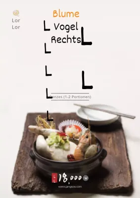 Werbung für vergünstigte Sushi-Bento-Menüs