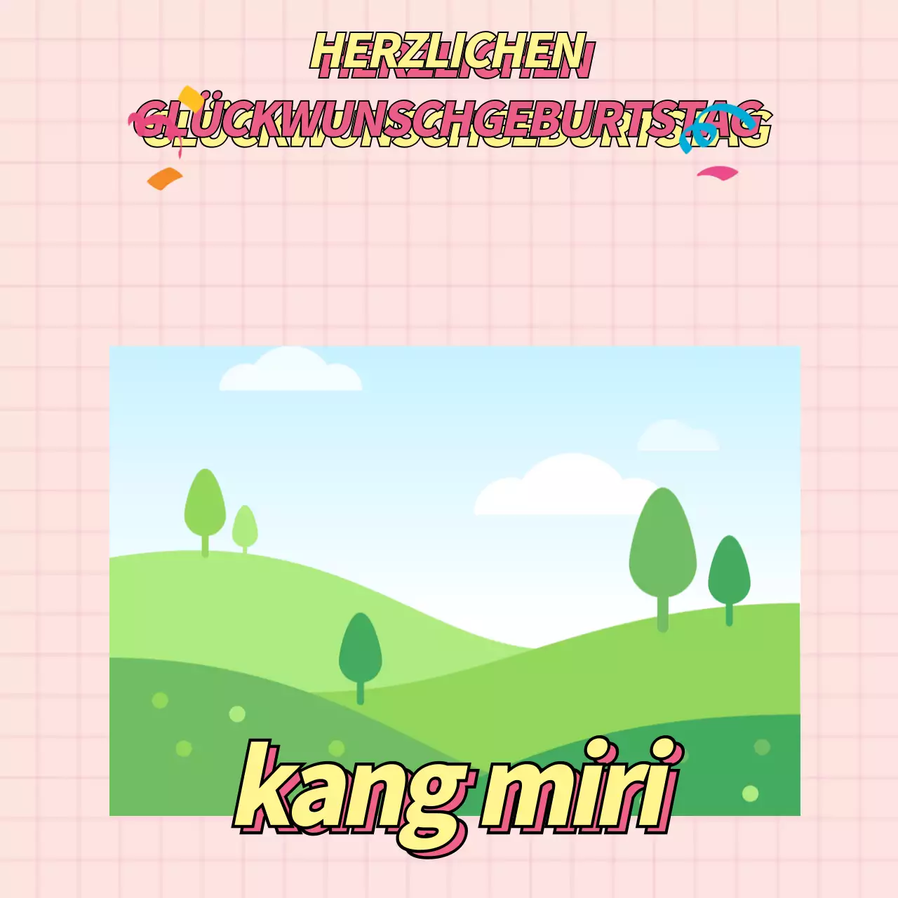 Geburtstag_Quadratisches Banner