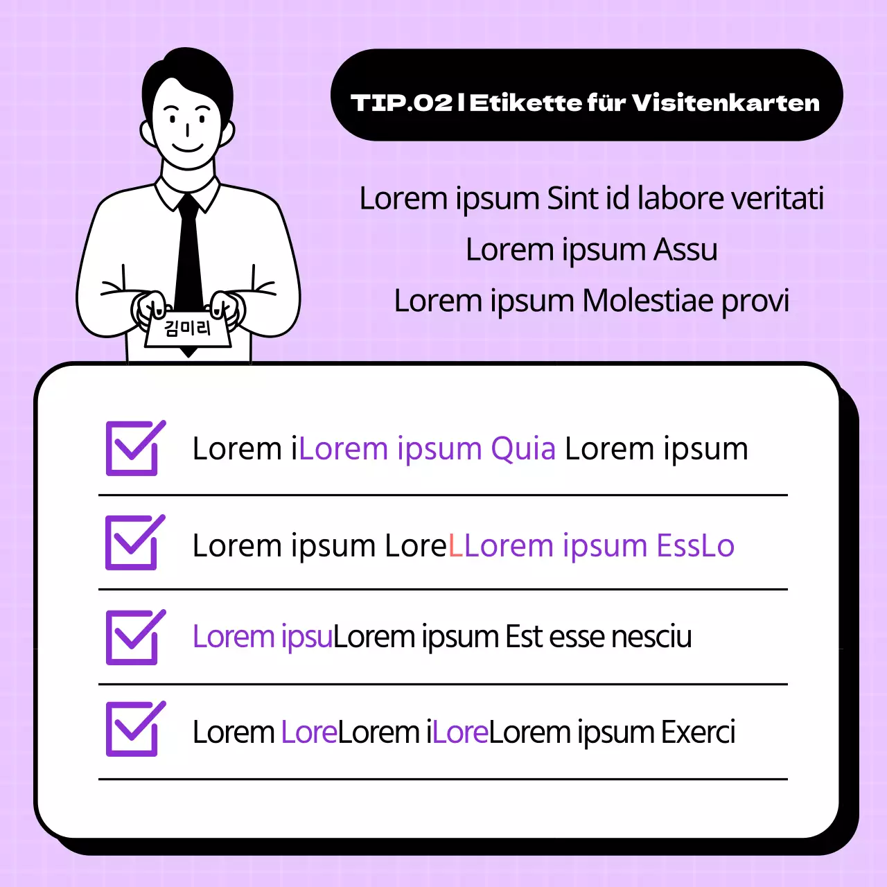 Business-Knigge-Tipps für das Büro