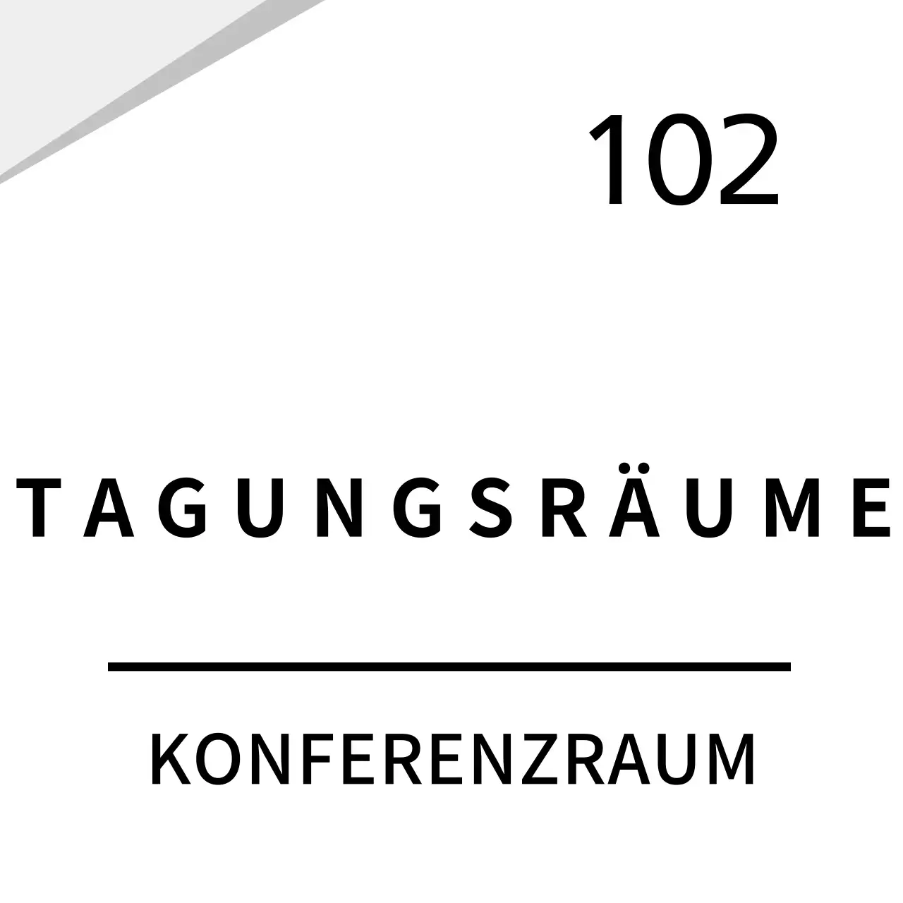 Weißes sauberes grafisches Firmenschild