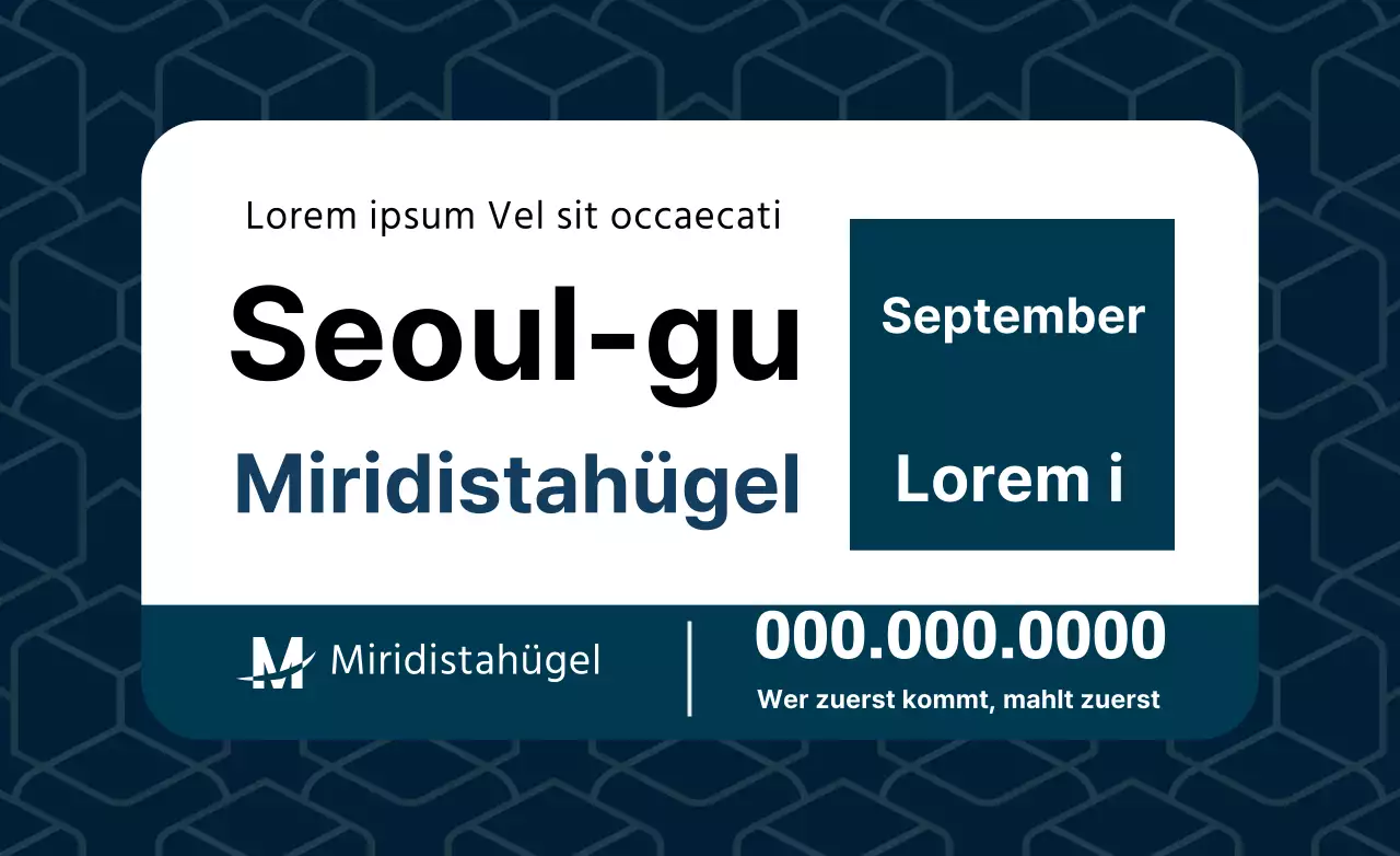 Marineblau bunt gemustertes Objekt Verkaufsförderung