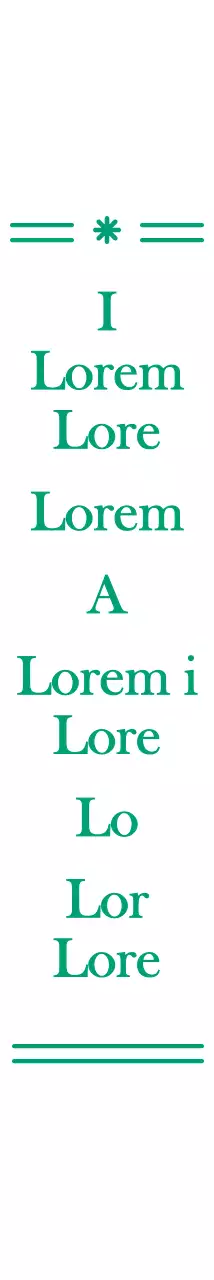 Grüner, emotionaler Text Briefpapier-Stil Cafe