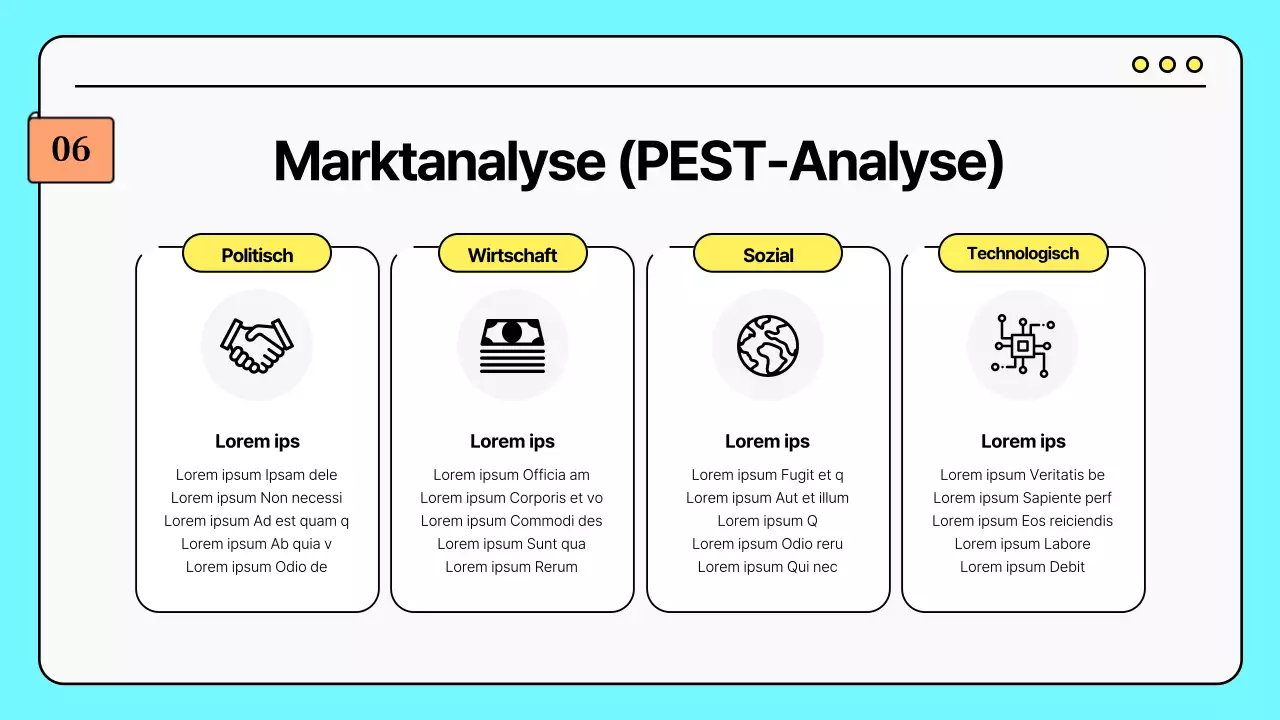 Marketingstrategien für niedliche Illustrationen in Mint und Gelb