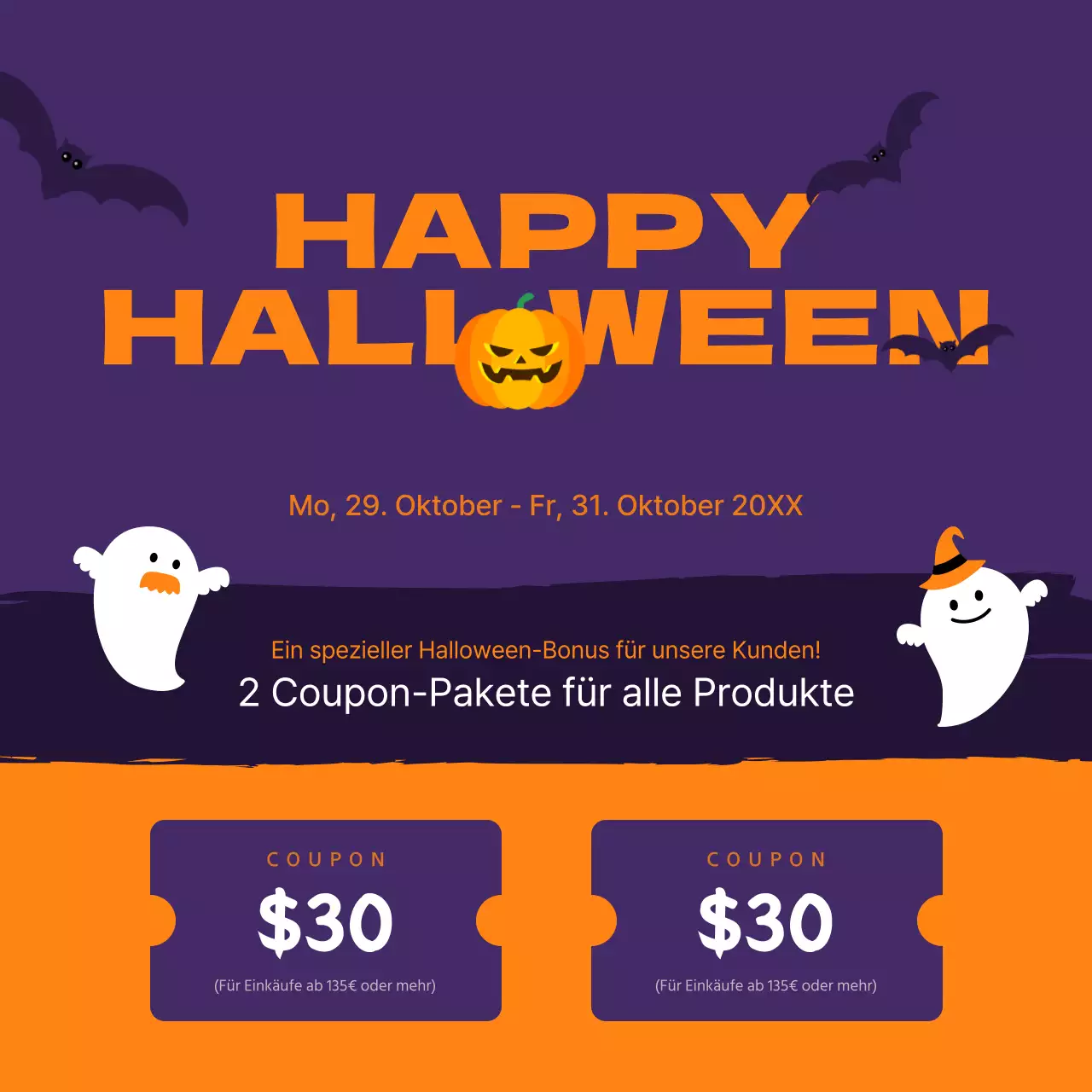 Halloween-Gutscheine