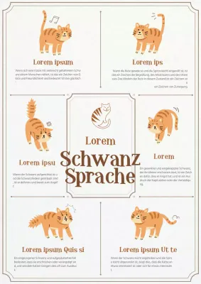 Elfenbeinfarbenes Papier mit KatzenschwanzstrukturÜbersetzer