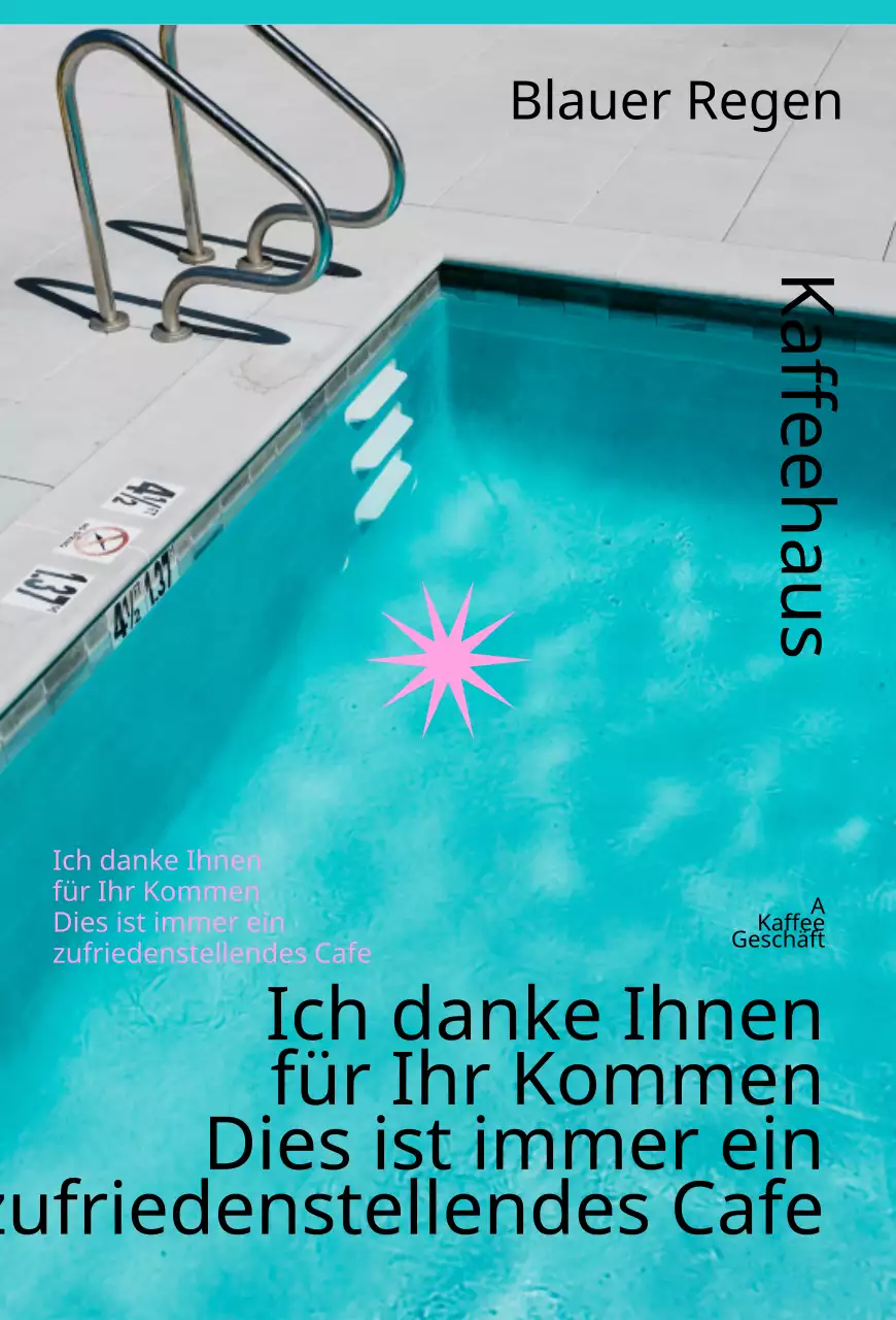 Werben Sie für Ihr Café mit einer Kulisse im Vintage-Stil am Pool