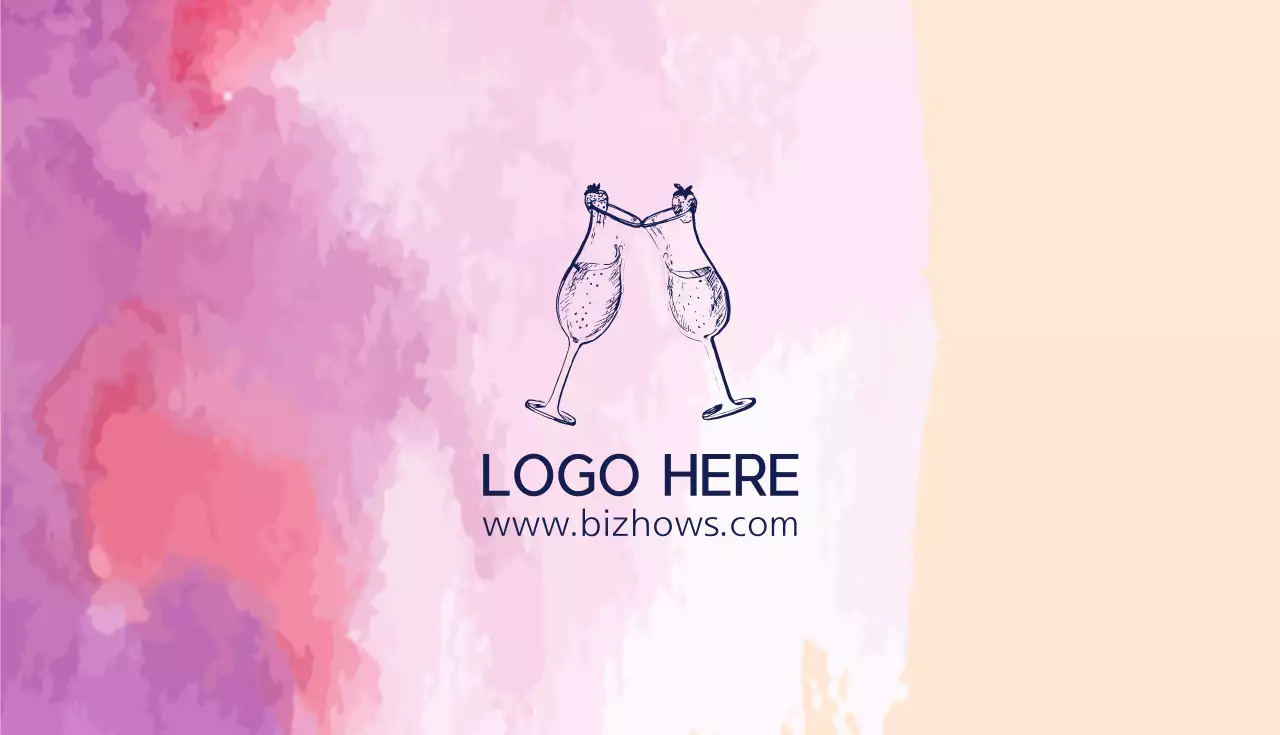 ベージュ シンプル ビジネス 名刺