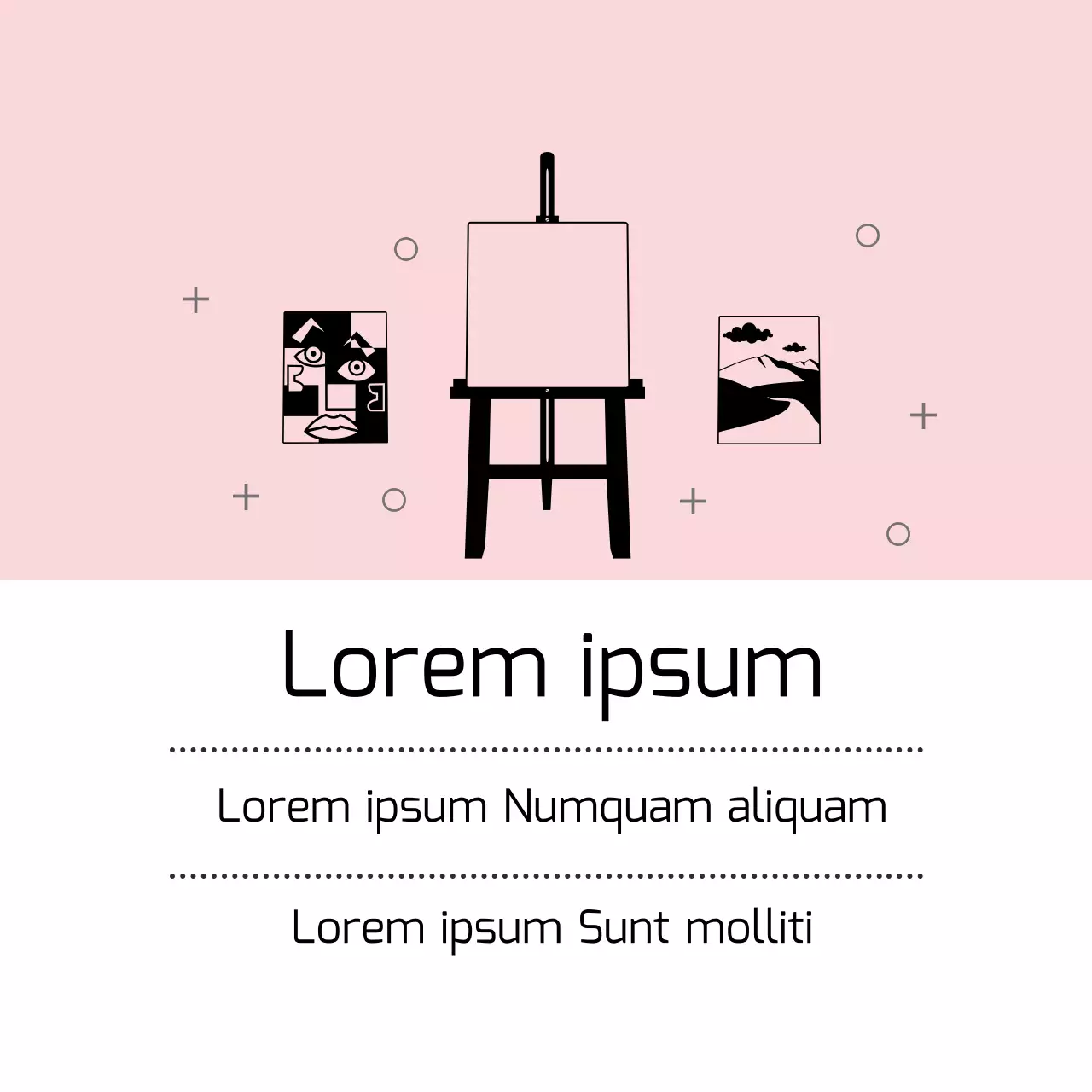 Pink Illustration Art Academy Zulassungsförderung