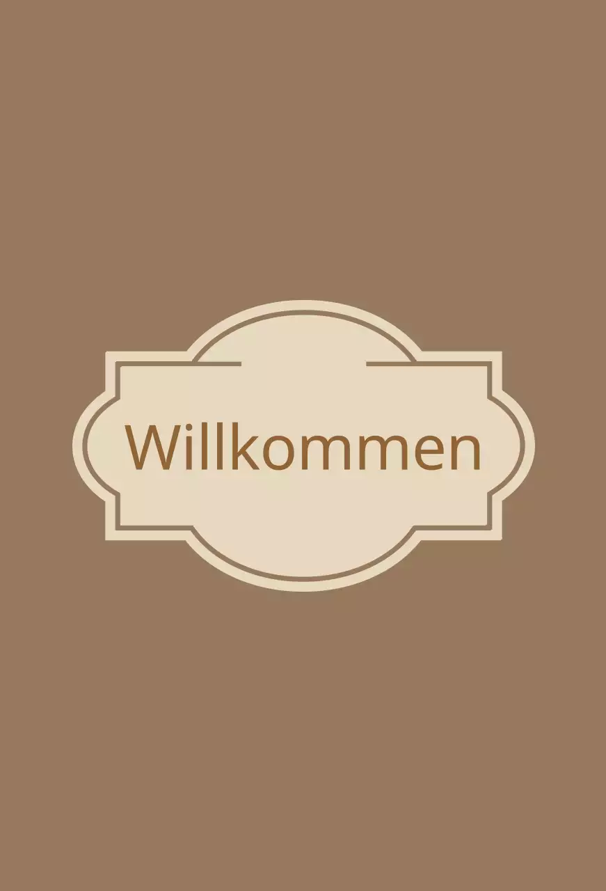 Willkommensschild mit Etiketten Hotel Valeant
