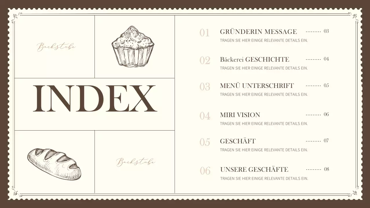 Ein warmer und kuscheliger Bäckereiführer für Brownies