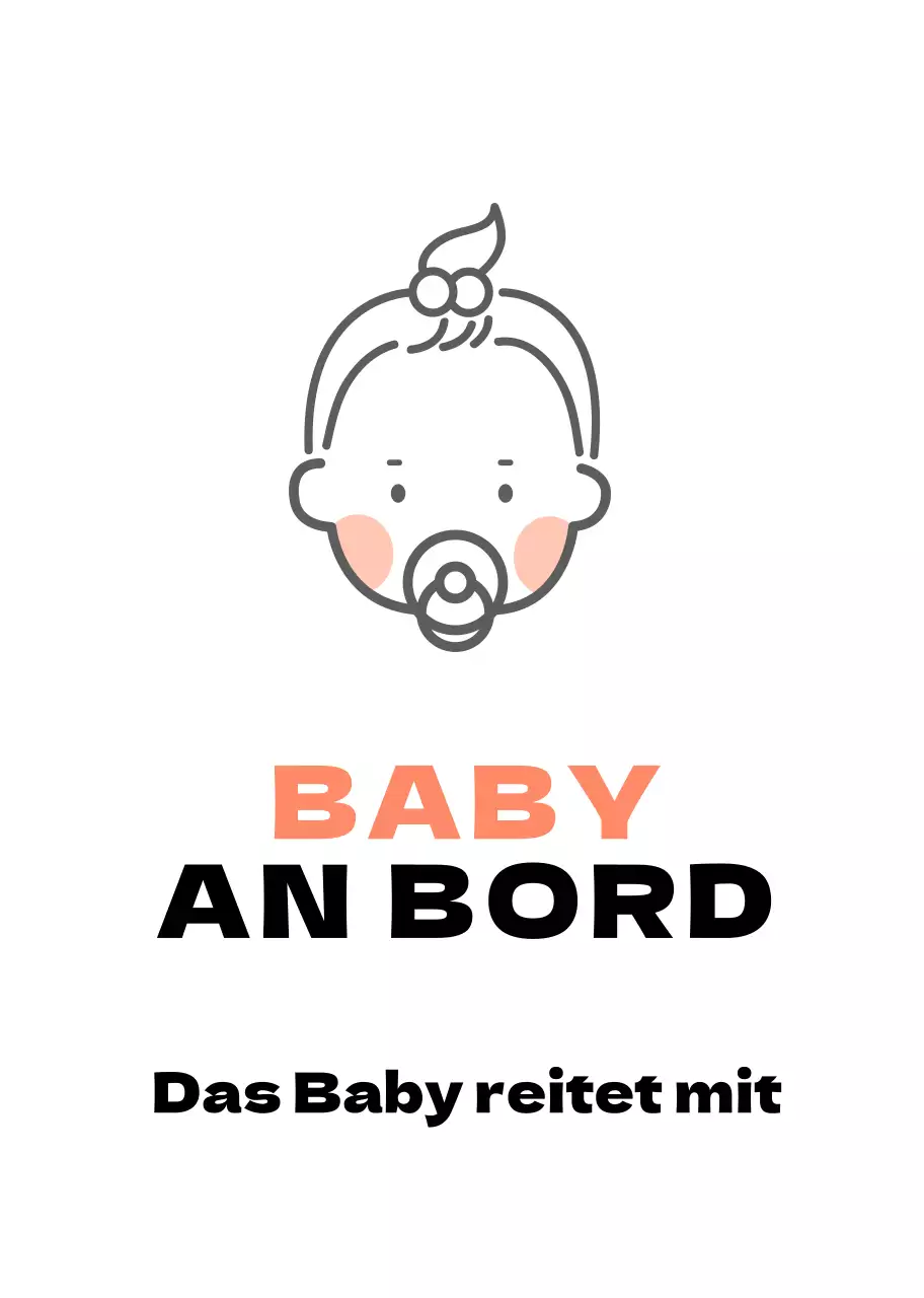 Babytrage Auto-Magnet
