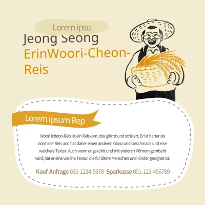 Echter koreanischer Reis