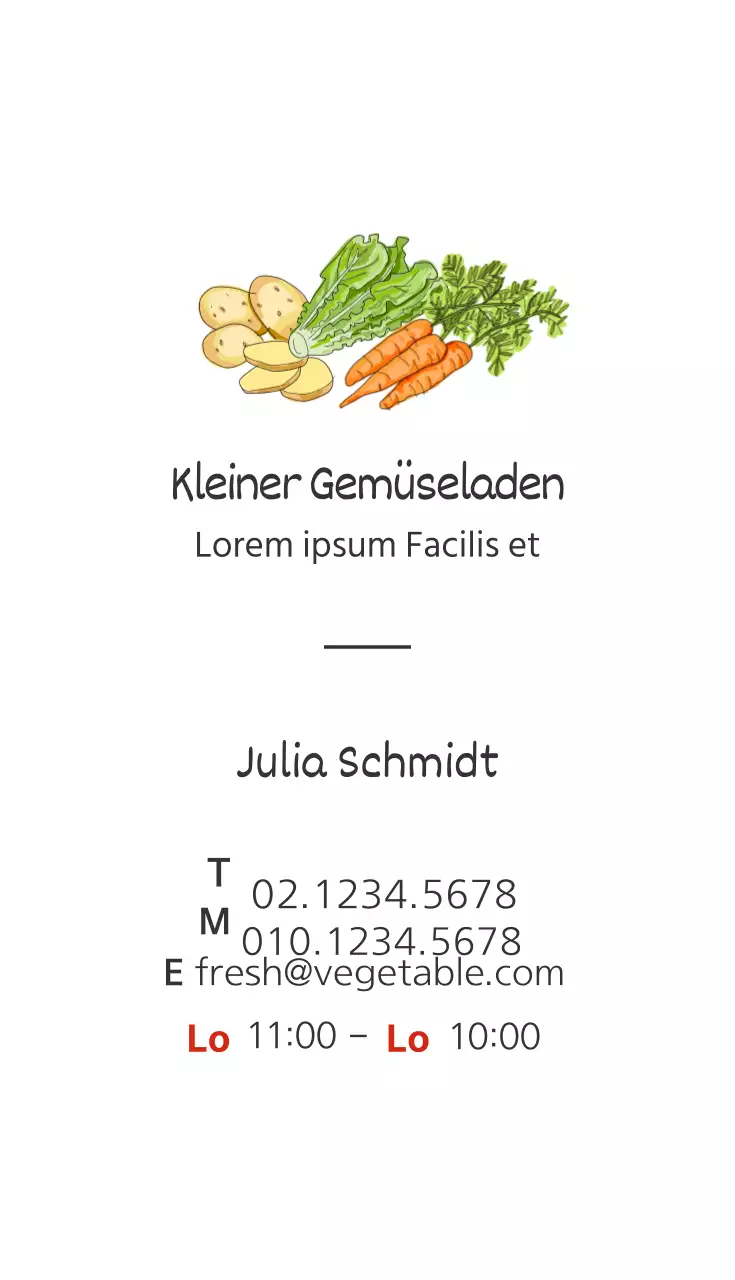 Kleiner Gemüseladen