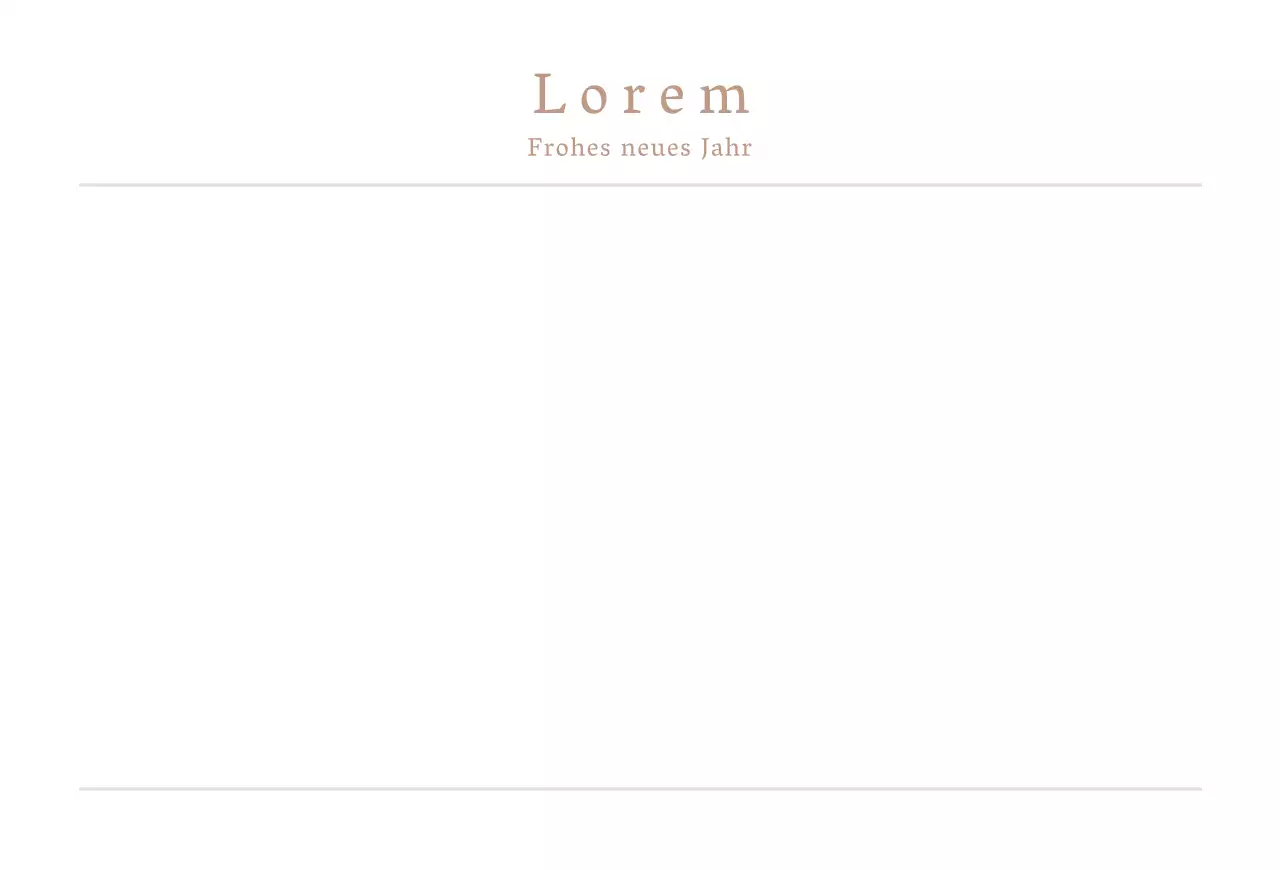 Weiße einfache Grußkarte