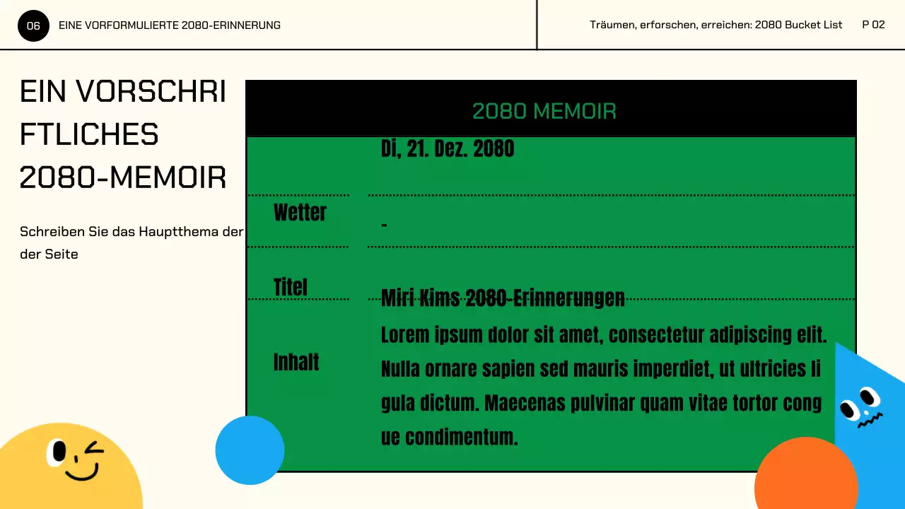 Gelb Buntes Niedliches Zeichen Illustrationen Bucket List