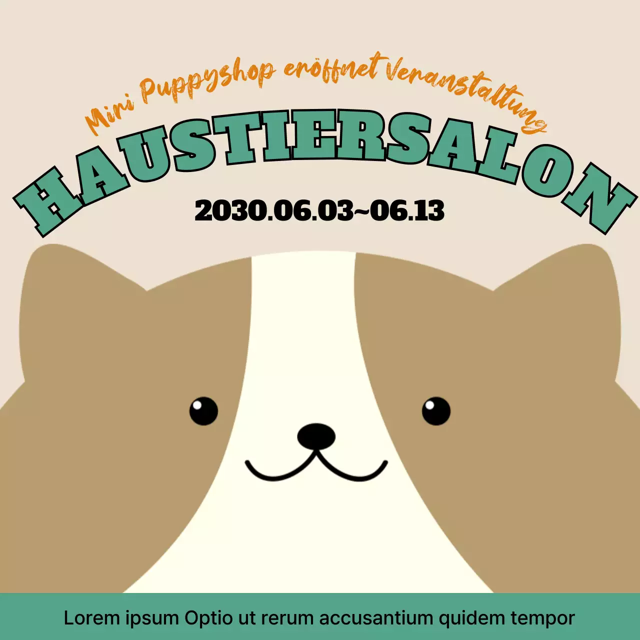 Minziges, niedliches Welpenhund-Paradies