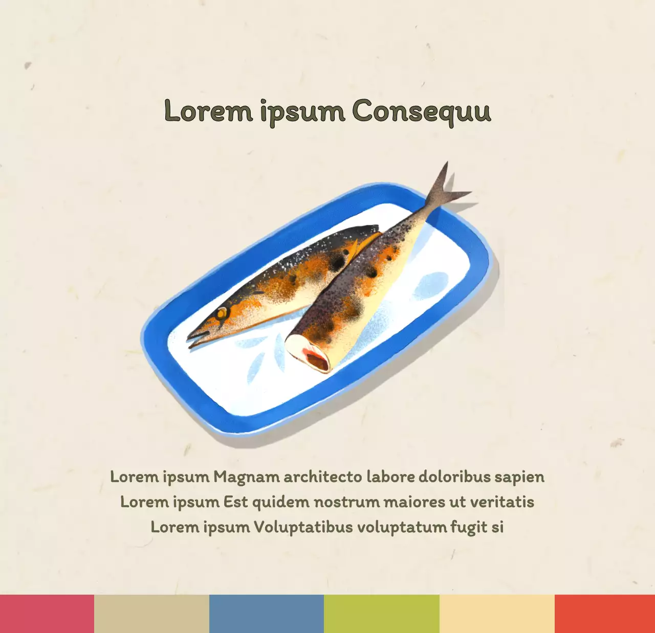 Traditioneller koreanischer Restaurantkonzept-Gutscheinkalender in Beige und Braun