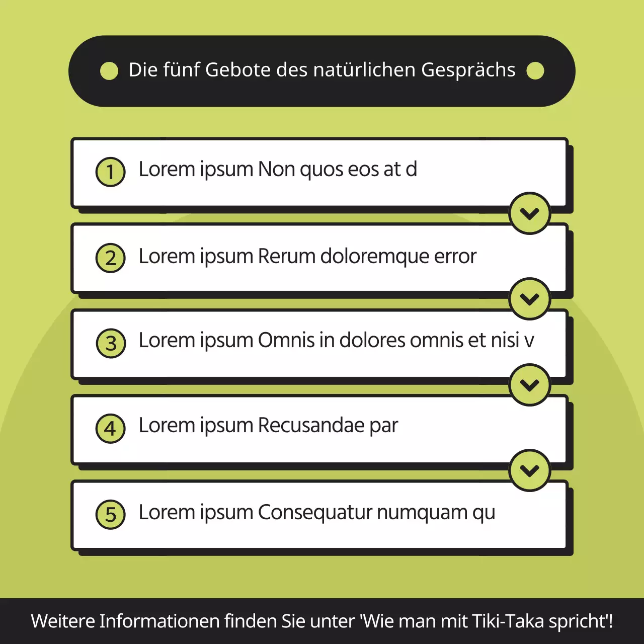 Lime green and black social life cardNews