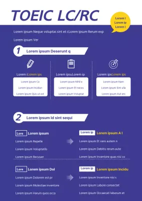 Ein Werbeflyer für das Kursprogramm in einem blauen, modernen Klassenzimmer in Hagi.