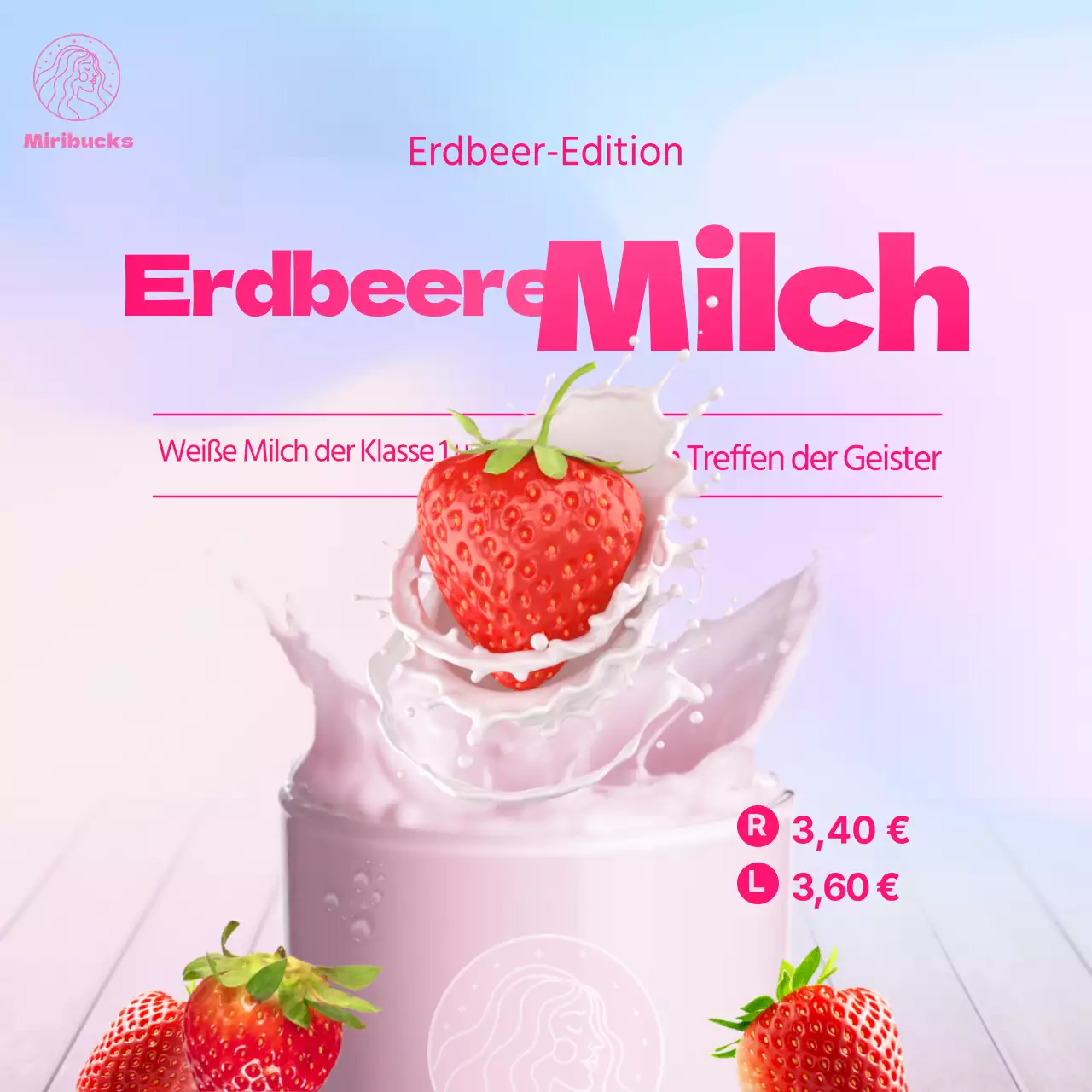 Zuckerwatte Gefühl Hintergrund Lovely Gefühl eines Live-Erdbeer-Latte Bild