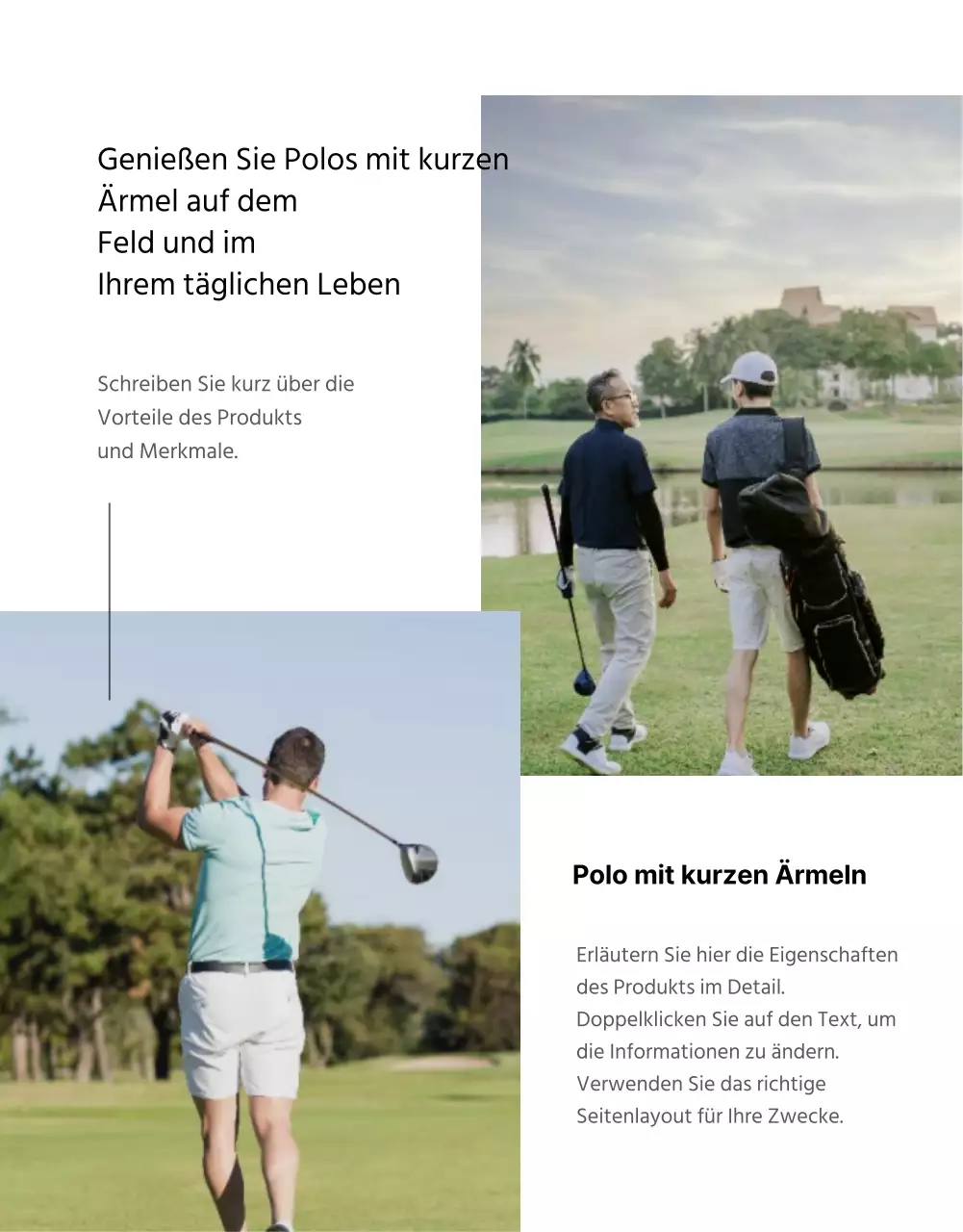 Erfahren Sie mehr über einfache, moderne Golfbekleidung
