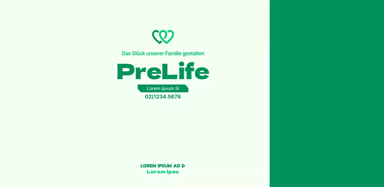 Sauber gestaltete Aufkleber für abgefülltes Wasser im Zusammenhang mit der Versicherungswerbung