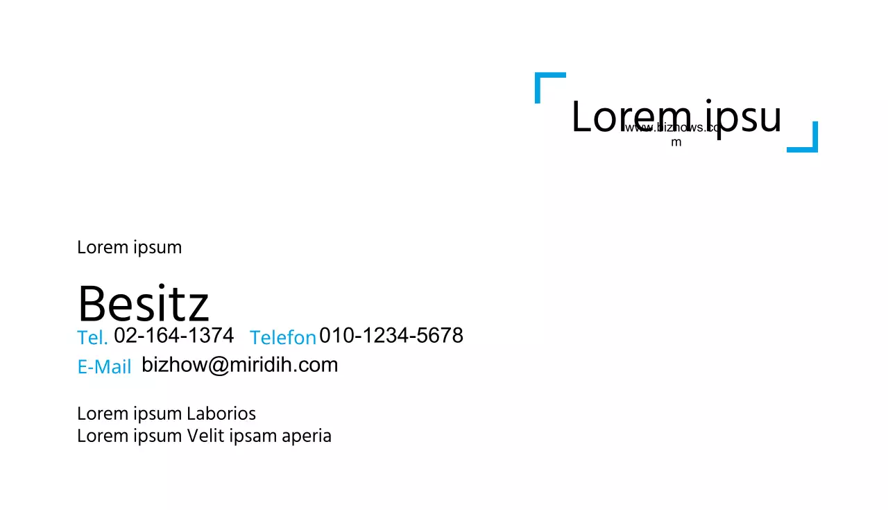 Garage-Visitenkarten