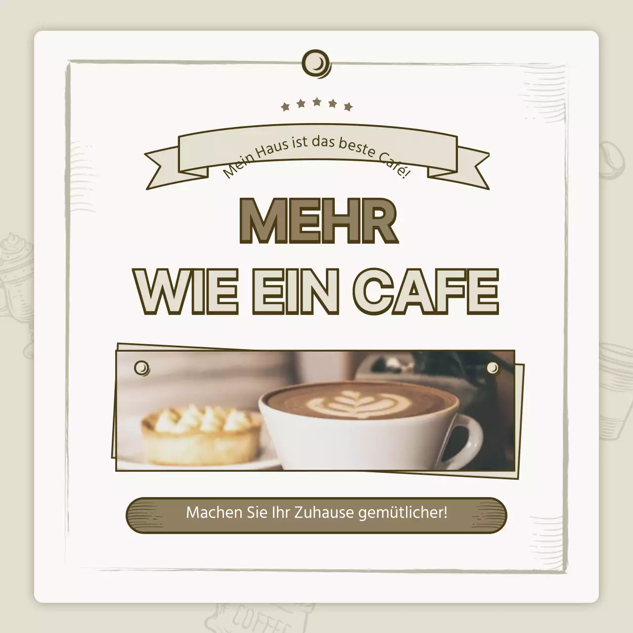Rezepte für Hauscafés