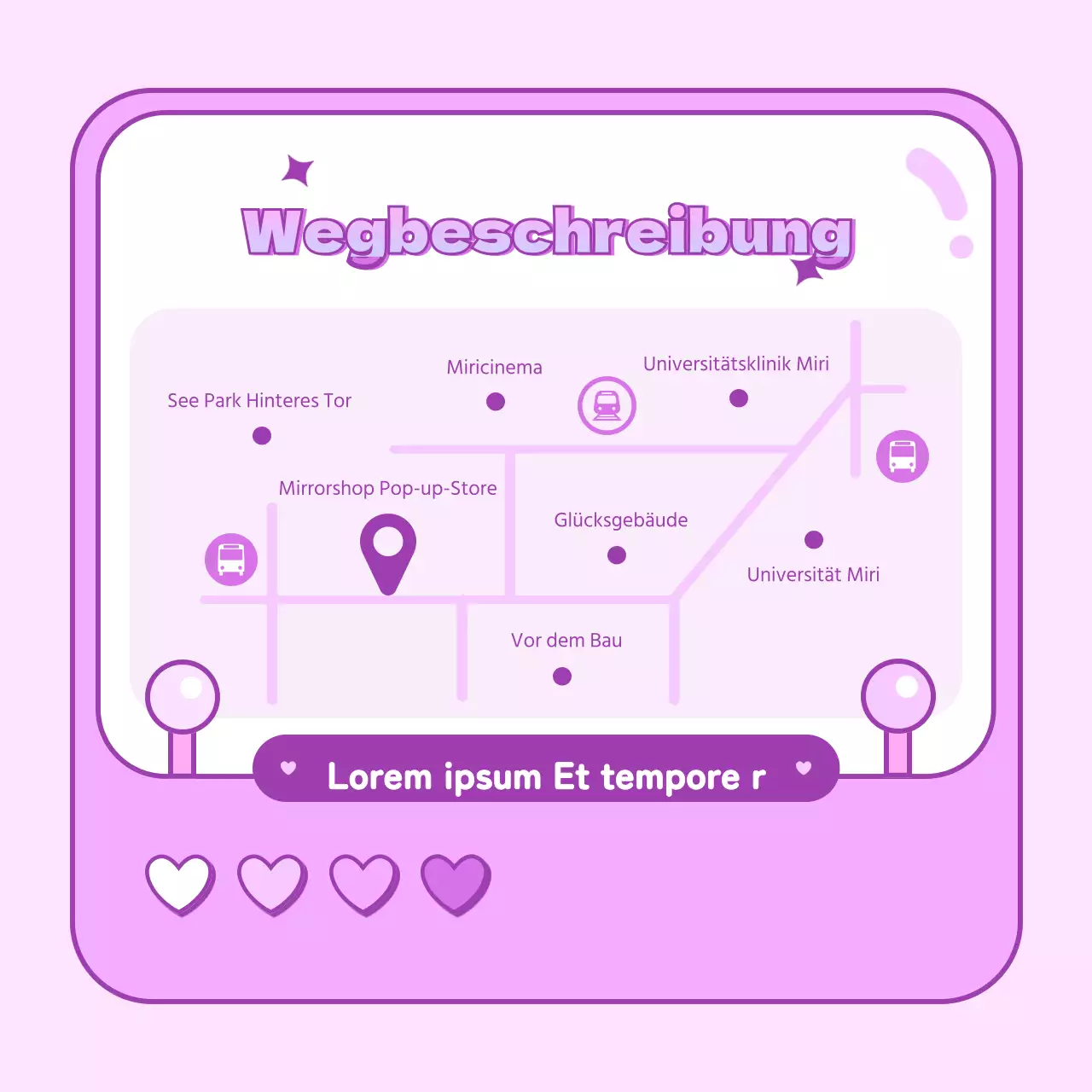 Ein Pop-up-Store mit einem niedlichen lila Arcade-Automaten-Konzept